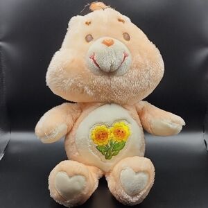 1983‎ Kenner Care Bears Peach Friend Plush Toy